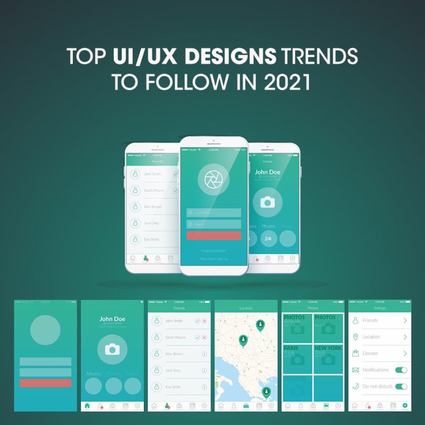 Top UI/UX designs trends to follow in 2021